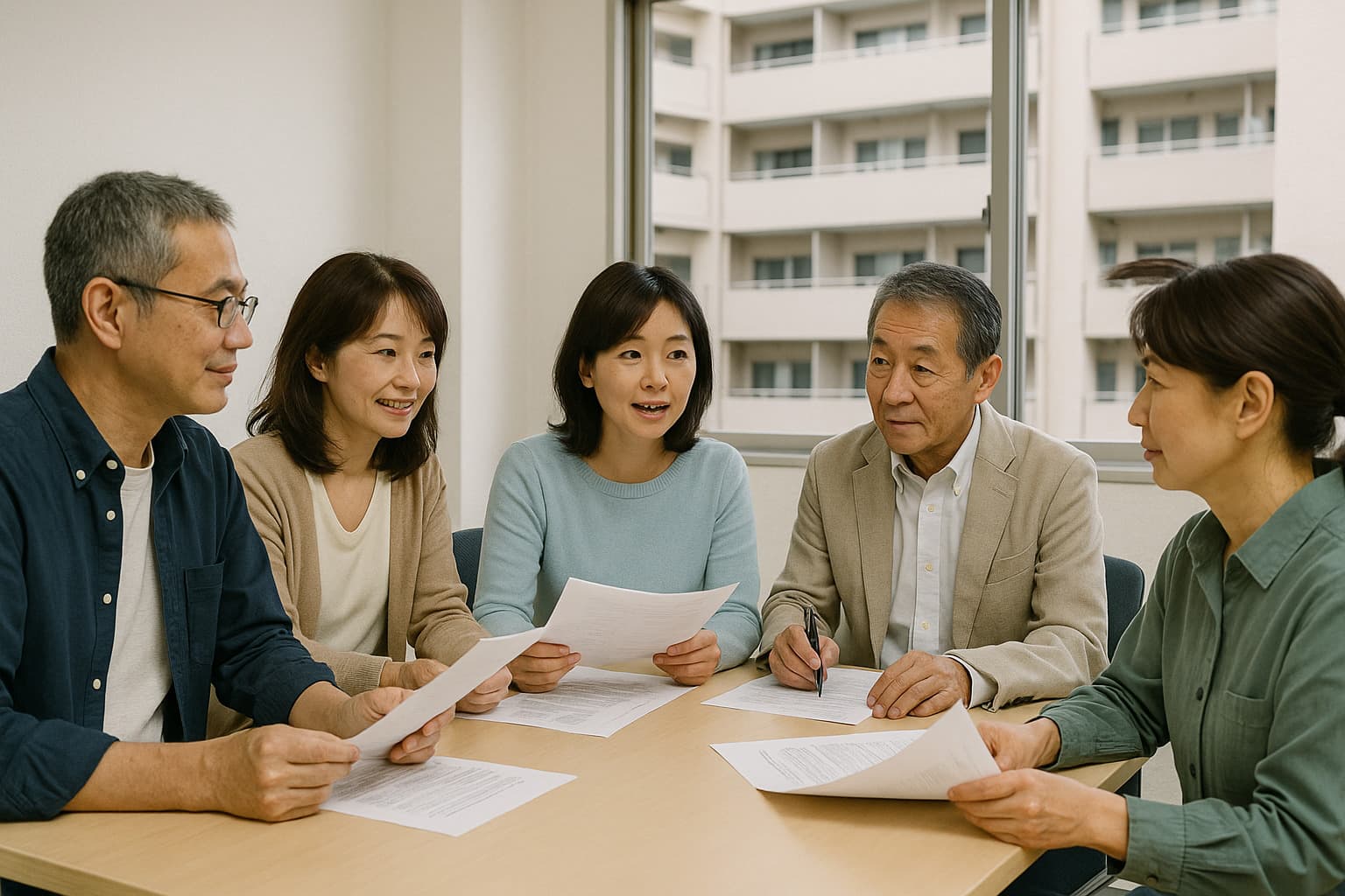 マンション管理組合集合写真